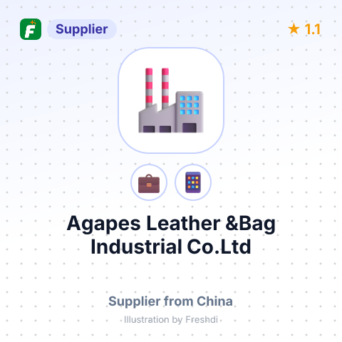 Agapes Leather &Bag Industrial Co.Ltd – summary card, no photo uploaded yet