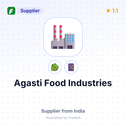 Agasti Food Industries – summary card, no photo uploaded yet
