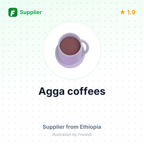 Agga coffees – summary card, no photo uploaded yet