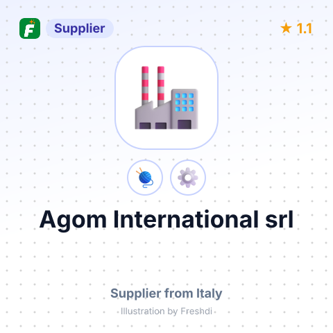 Agom International srl – summary card, no photo uploaded yet