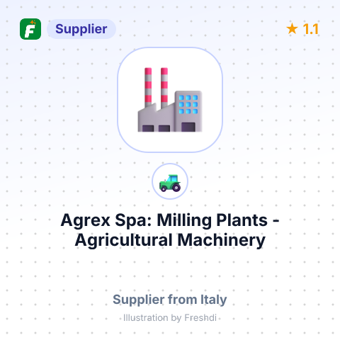 Agrex Spa: Milling Plants - Agricultural Machinery – summary card, no photo uploaded yet