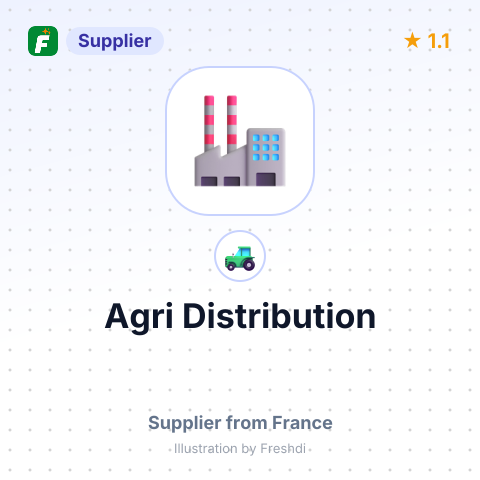 Agri Distribution – summary card, no photo uploaded yet