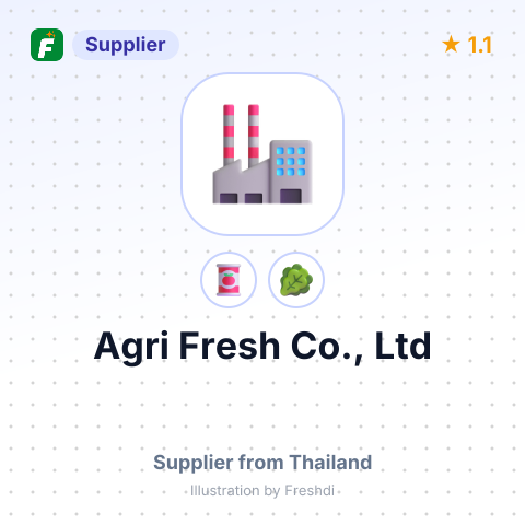 Agri Fresh Co., Ltd  – summary card, no photo uploaded yet