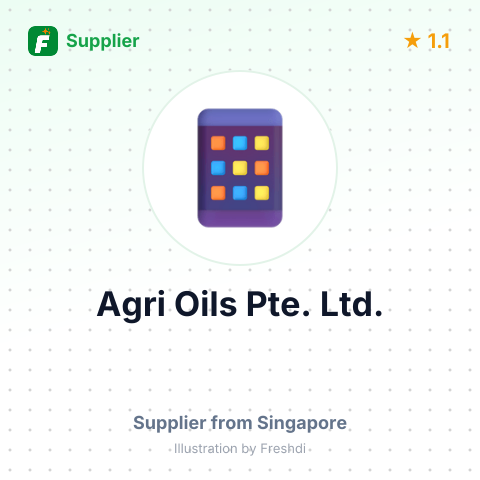 Agri Oils Pte. Ltd. – summary card, no photo uploaded yet