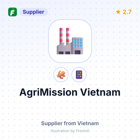 AgriMission Vietnam – summary card, no photo uploaded yet