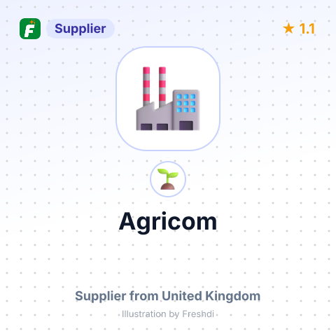 Agricom  – summary card, no photo uploaded yet