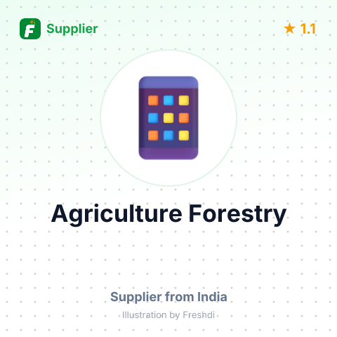 Agriculture Forestry  – summary card, no photo uploaded yet