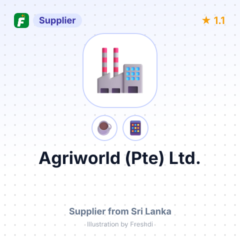 Agriworld (Pte) Ltd.  – summary card, no photo uploaded yet