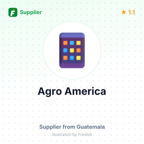 Agro America  – summary card, no photo uploaded yet