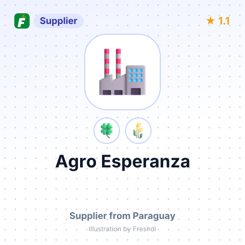 Agro Esperanza – summary card, no photo uploaded yet