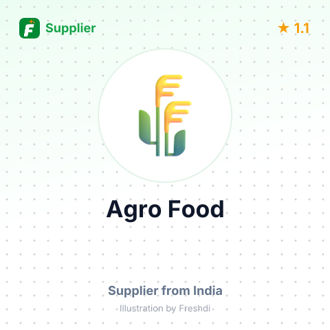 Agro Food  – summary card, no photo uploaded yet
