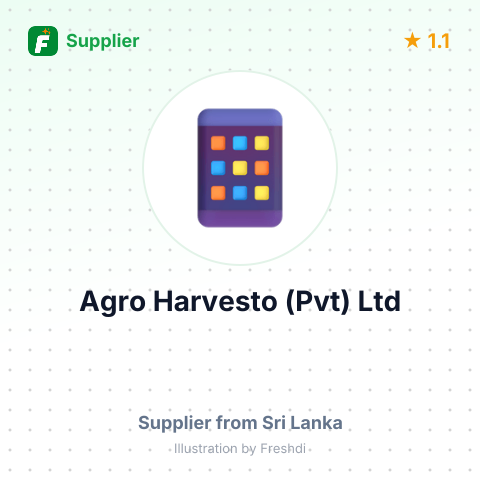 Agro Harvesto (Pvt) Ltd  – summary card, no photo uploaded yet