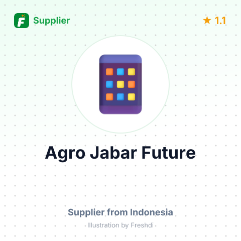 Agro Jabar Future  – summary card, no photo uploaded yet