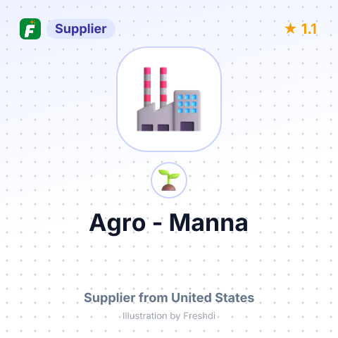 Agro - Manna  – summary card, no photo uploaded yet
