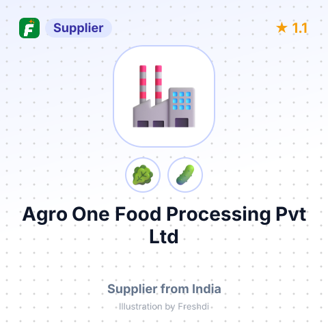 Agro One Food Processing Pvt Ltd – summary card, no photo uploaded yet