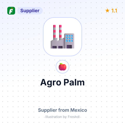 Agro Palm  – summary card, no photo uploaded yet