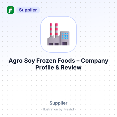 Agro Soy Frozen Foods – summary card, no photo uploaded yet