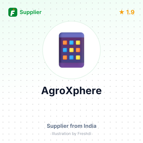 AgroXphere  – summary card, no photo uploaded yet