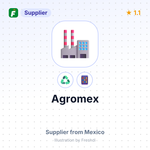 Agromex – summary card, no photo uploaded yet