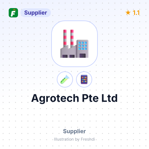 Agrotech Pte Ltd – summary card, no photo uploaded yet