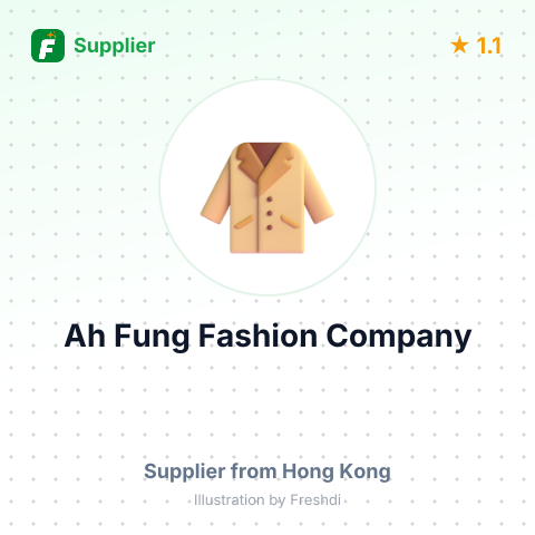 Ah Fung Fashion Company – summary card, no photo uploaded yet