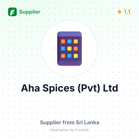 Aha Spices (Pvt) Ltd  – summary card, no photo uploaded yet