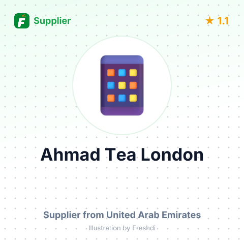 Ahmad Tea London  – summary card, no photo uploaded yet