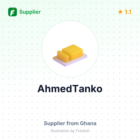 AhmedTanko – summary card, no photo uploaded yet