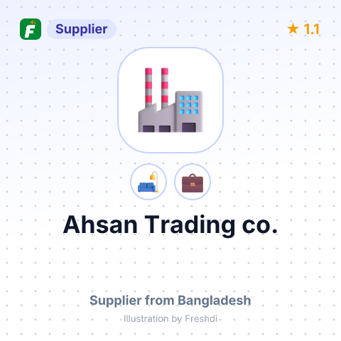 Ahsan Trading co. – summary card, no photo uploaded yet