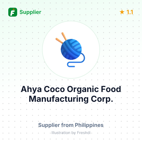 Ahya Coco Organic Food Manufacturing Corp.  – summary card, no photo uploaded yet