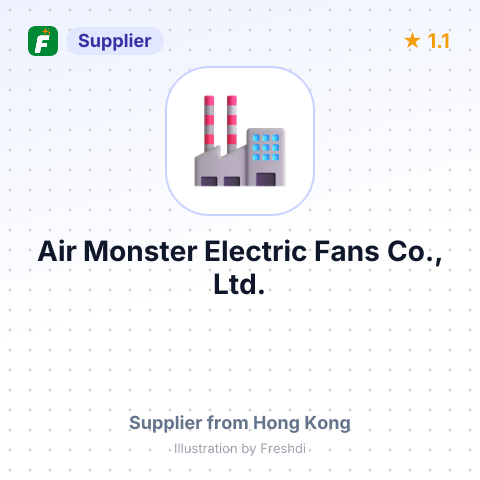 Air Monster Electric Fans Co., Ltd. – summary card, no photo uploaded yet