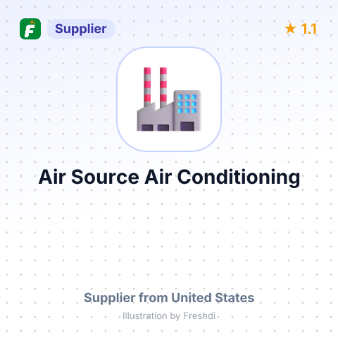 Air Source Air Conditioning – summary card, no photo uploaded yet