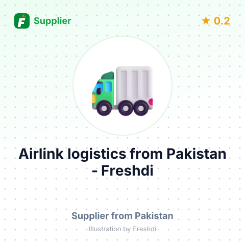 Airlink logistics  – summary card, no photo uploaded yet
