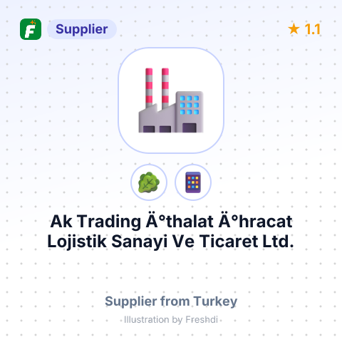 Ak Trading Ä°thalat Ä°hracat Lojistik Sanayi Ve Ticaret Ltd. – summary card, no photo uploaded yet