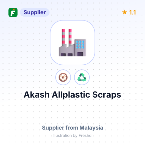 Akash Allplastic Scraps – summary card, no photo uploaded yet
