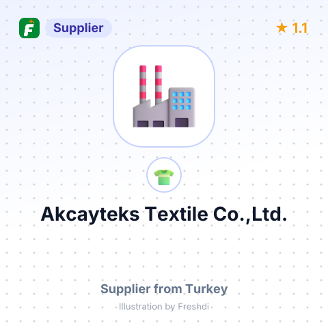 Akcayteks Textile Co.,Ltd. – summary card, no photo uploaded yet
