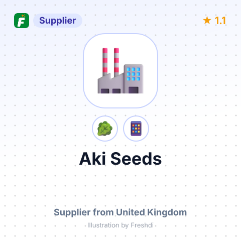 Aki Seeds  – summary card, no photo uploaded yet