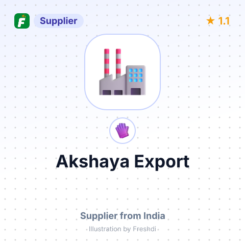 Akshaya Export – summary card, no photo uploaded yet