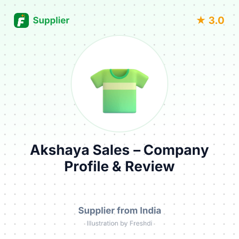 Akshaya Sales – summary card, no photo uploaded yet