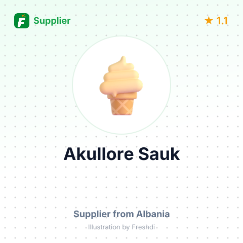 Akullore Sauk – summary card, no photo uploaded yet