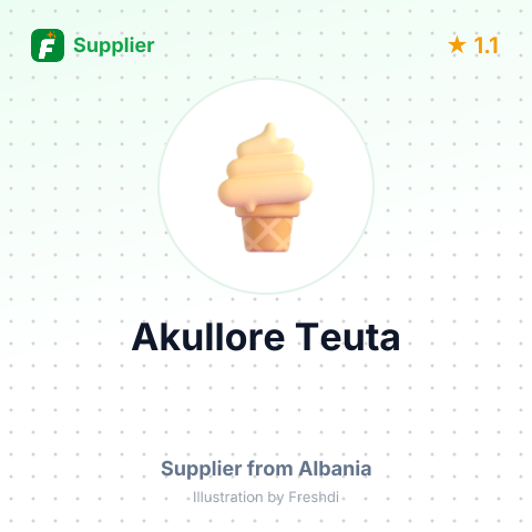 Akullore Teuta – summary card, no photo uploaded yet