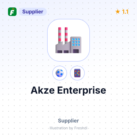 Akze Enterprise – summary card, no photo uploaded yet
