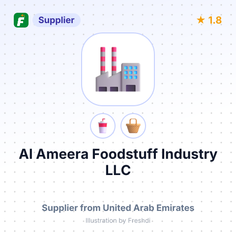 Al Ameera Foodstuff Industry LLC – summary card, no photo uploaded yet