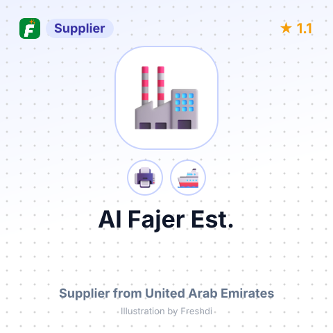 Al Fajer Est. – summary card, no photo uploaded yet