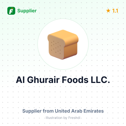 Al Ghurair Foods LLC. – summary card, no photo uploaded yet