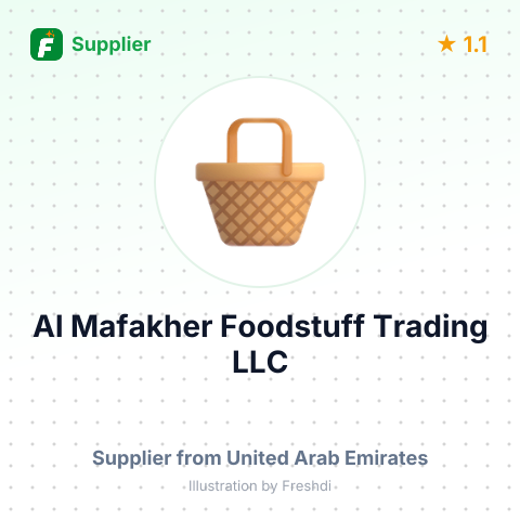 Al Mafakher Foodstuff Trading LLC  – summary card, no photo uploaded yet