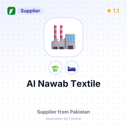 Al Nawab Textile – summary card, no photo uploaded yet
