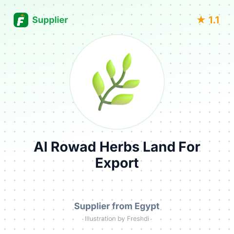 Al Rowad Herbs Land For Export  – summary card, no photo uploaded yet