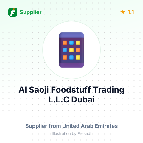 Al Saoji Foodstuff Trading L.L.C Dubai  – summary card, no photo uploaded yet