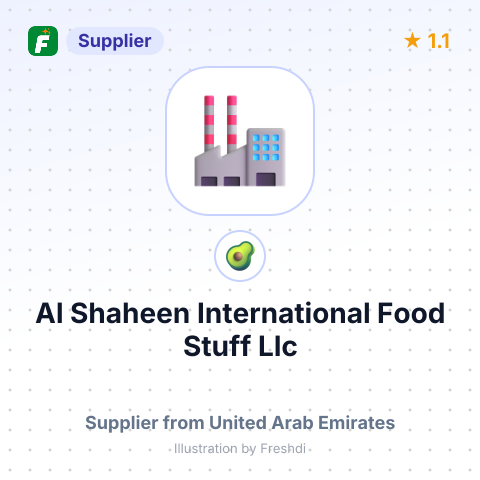 Al Shaheen International Food Stuff Llc  – summary card, no photo uploaded yet